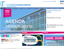 Tablet Screenshot of edificiotransparente.com